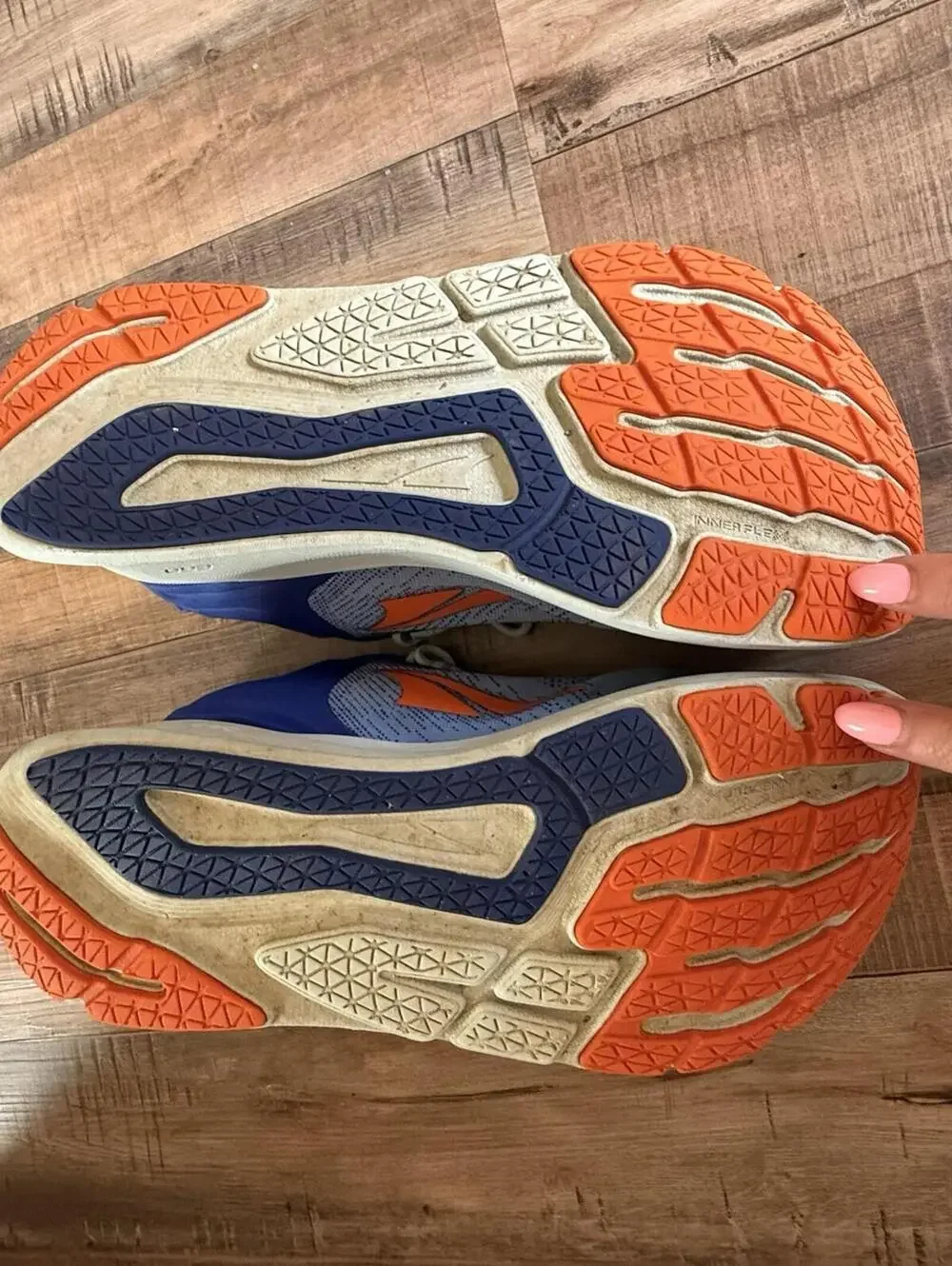 Altra Provision 8 Mens Shoe Sz 11.5 Blue Mesh Lace Up Running Sneaker No Inserts